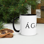 TAZA AGAPE BORDE NEGRO