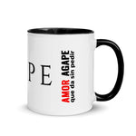 TAZA AGAPE BORDE NEGRO