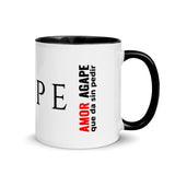 TAZA AGAPE BORDE NEGRO